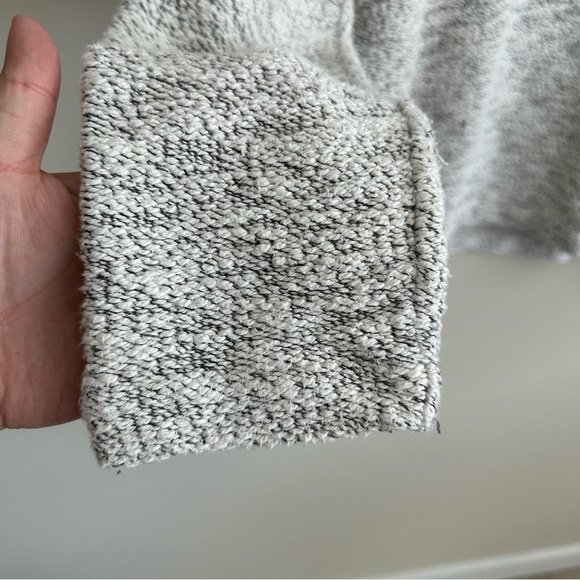 MADEWELL Marled Pullover Top Grey Medium - Picture 9 of 10